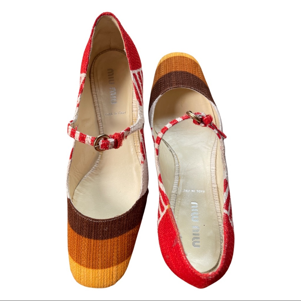 Miu Miu Tela Fiammat Fiam 👠 - Picture 8 of 9